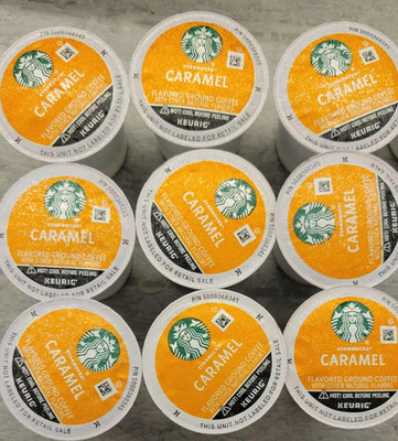 Starbucks - 30 Kuerig K-cups - Caramel Flavor