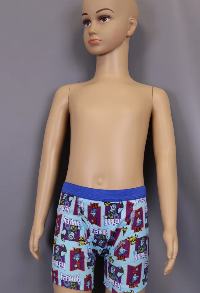 Paquete de 5 calzoncillos boxer 100 % algodón peinado de la película Pixar Onward de Disney para niños talla: 6 Foto 2 de 4