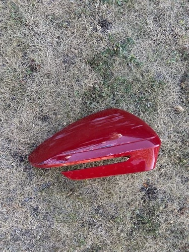 Original Skoda Enyaq Outside Mirror Cover Right RHD Red 5LC857538A