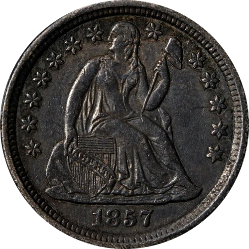 1857-O Seated Liberty Dime