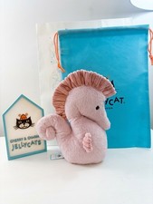 Jellycat Medium Sienna Seahorse BNWT Retired Rare and dust bag