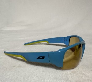 Julbo Dust Zebra Lens Sunglasses Matte Blue Sport Cycling Running Glasses France
