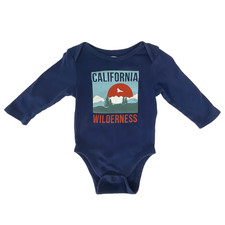 Baby Bodysuit CALIFORNIA WILDERNESS Mountain Scene Camping Outdoor Adventure