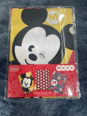 Disney Mickey Mouse Slip In Folders Brand New ￼