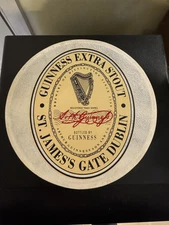 Guinness Extra Stout ST James' Gate Dublin Goatskin & Birch Wood Bodhran