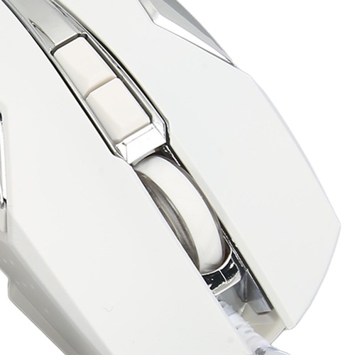White RGB Gaming Mouse Multifunction Ergonomic 7200 DPI Wired Optical Gaming SET - Picture 6 of 23