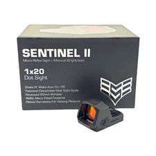Swampfox Optic Sentinel II Red/Green Dot Sight 1x20mm RMSc Footprint Shake Awake