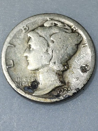1925-S  Mercury Dime,  Nice coin