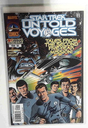 1x  C0533: Star Trek: Untold Voyages: #31: Dynamic Signed 184/500 COA Greenberg: