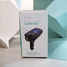T11 Wireless FM Transmitter USB Charger Aux Adapter MP3 Hands-free Car