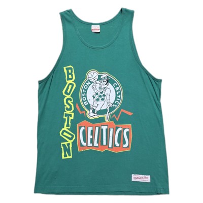 Retro Boston Celtics Tank Top Men s Size Medium Mitchell & Ness Green