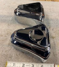 chrome Axle covers Harley Softail Fatboy FXST...