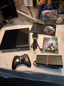Xbox 360 E 120GB Completely Cleaned with 2 Games and 1 Controller