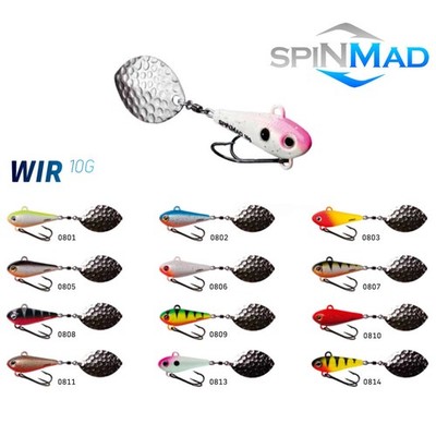 SpinMad WIR 10g Spinner Farbe zur Auswahl Kunstköder Raubfischköder Angelköder