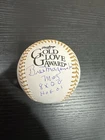 Bill Mazeroski Signed Gold Glove Baseball! 3 Inscriptions !