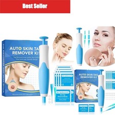 Auto Skin Tag Removal Kit 2-8mm Bands with Cleansing Swabs Face Body Tool