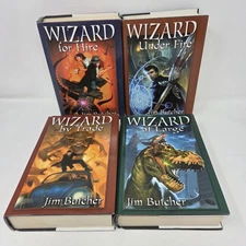 Jim Butcher Dresden Files Omnibus Lot of 4 SFBC Hardcover Fantasy