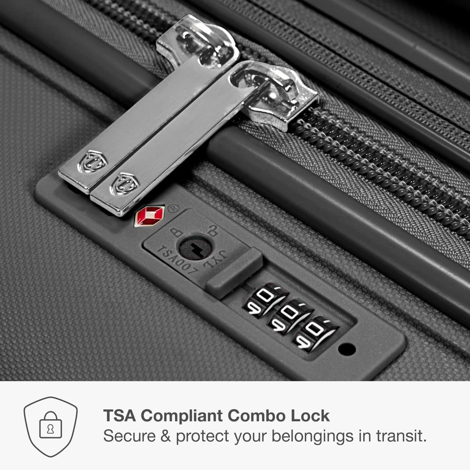 Equipaje giratorio expandible rígido indestructible Travelers Choice Pagosa, Foto 4 de 4