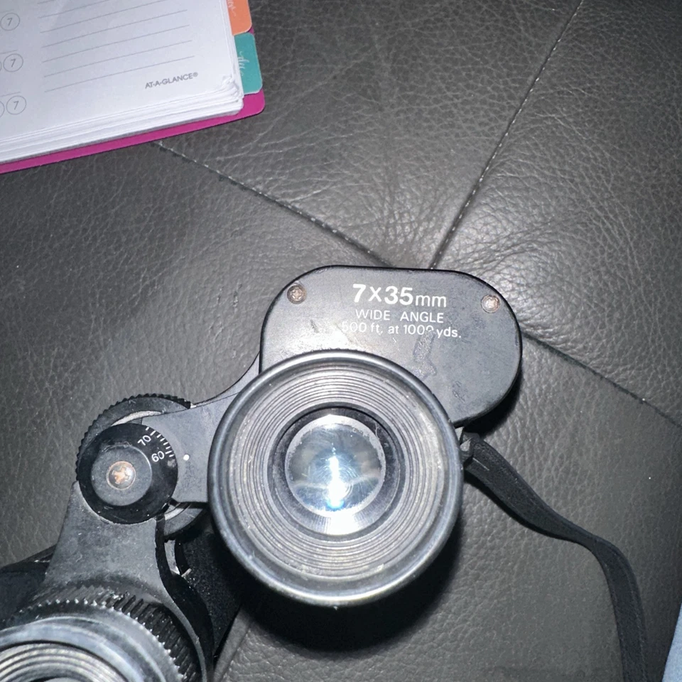 Sears 7x35mm Wide Angle Binoculars Coated Optics Model # 445.25110 500ft @ 1000 - Image 2 of 4