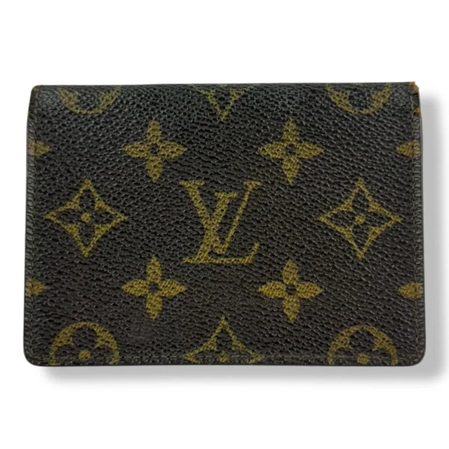 Louis Vuitton Vintage Brown Monogram Card Wallet