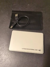 500gb External hard drive (white)  Perfect For Backups And Extra Storage! 