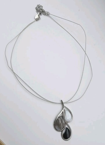 Lia Sophia Schmuck 3 Ketten 1 Halskette & Ohrring Set Draht Kordel Mixed Media - Bild 6 von 19