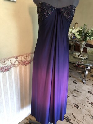 Adrianna Papell formal dress Purple | eBay