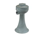 Vintage FALCON Compressed Air Industrial Signal Horn – Nickel-Plated