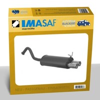 Imasaf Auspuff Sportauspuff für Renault Laguna I 1.6/1.8/2.0 2X76Mm