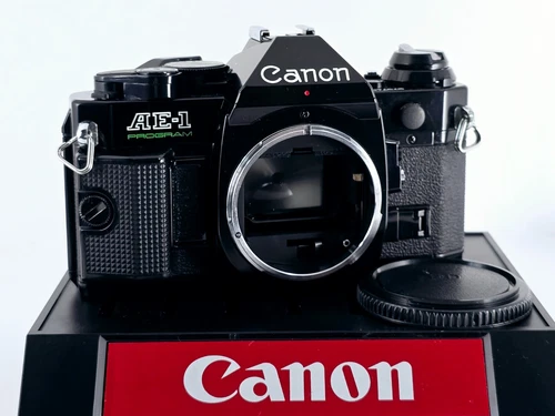*Read*🌸[FOR PARTS or REPAIR] Canon AE-1 Program Black SLR 35mm Film Camera JP