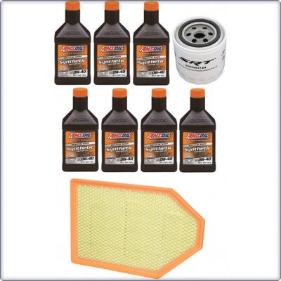 AMSOIL 0W40 AZF MOTORÖL ÖLFILTER LUFTFILTER FÜR DODGE CHALLENGER 6.2 6.4 SRT