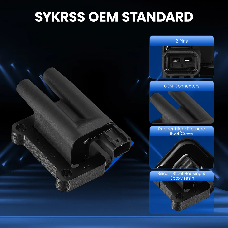 UF196 UF197 (2+1) Ignition Coils for 1997-2004 Mitsubishi Montero Sport 3L 3.5L - Image 2 of 4