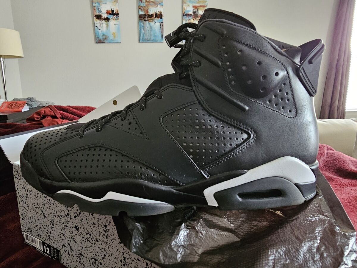 NEW GENUINE Nike Air Jordan VI 6 RETRO BLACK CAT Men's Shoes NEW GENUINE Nike Air Jordan VI 6 RETRO BLACK CAT Men's Shoes