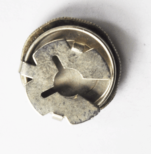 Vintage Sterling Southwestern Rays Etched Round Domed Button 19mm - Picture 3 of 3