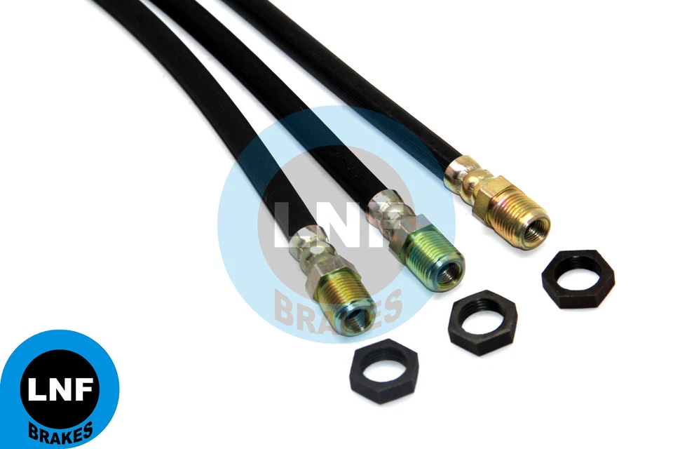 Hillman Super Minx II III Singer Vogue Brake Hose Front Rear Set X3 62 63 64 65 - Image 4 of 4