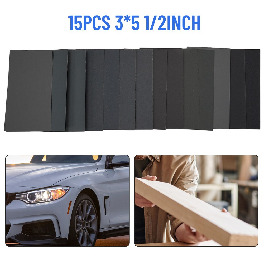 Car Body Sandpaper Glass Metal Plastic Silicon Carbide Stone Varnish
