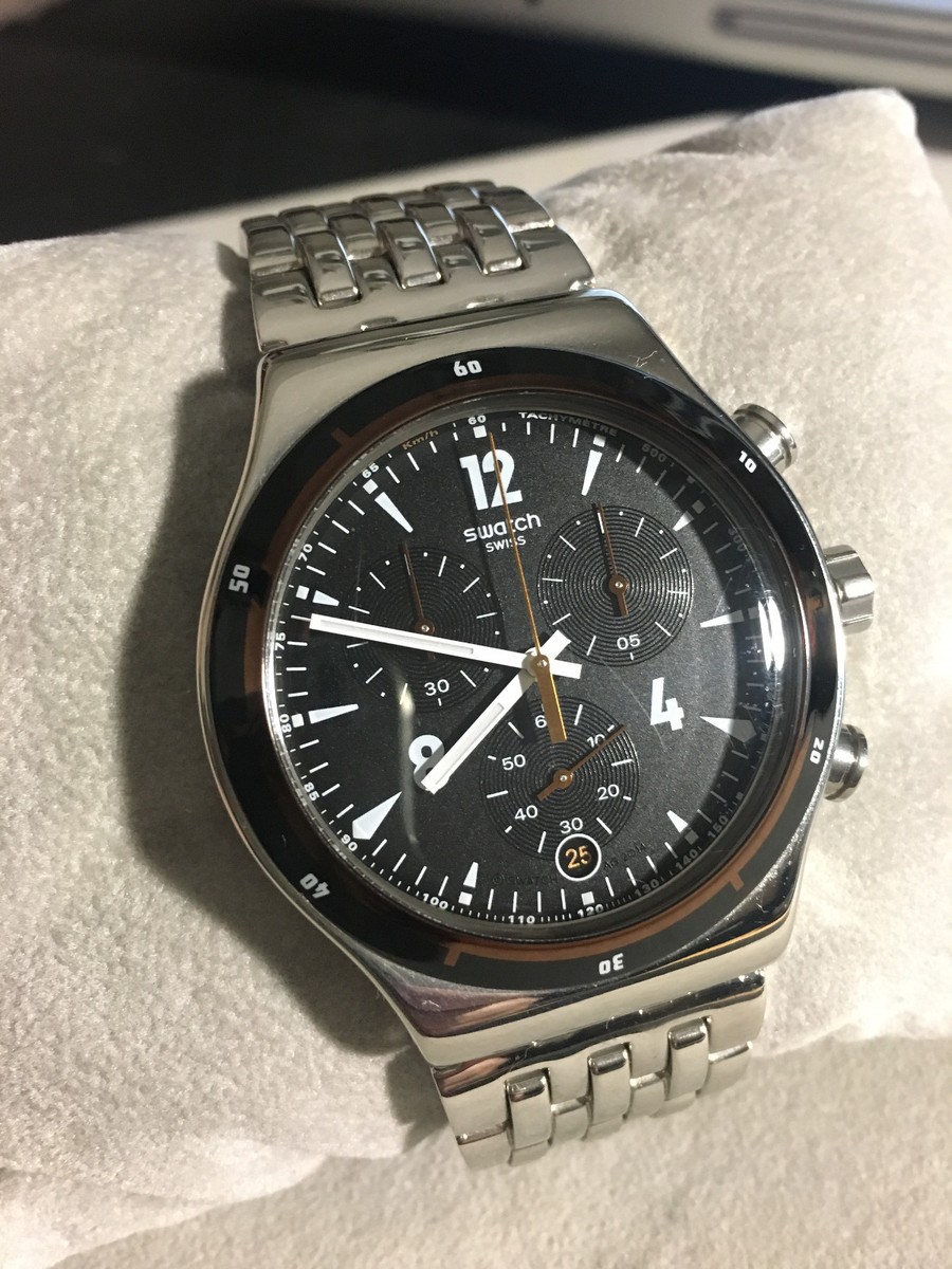 Swatch Chrono Irony YVS419G refurbished | eBay