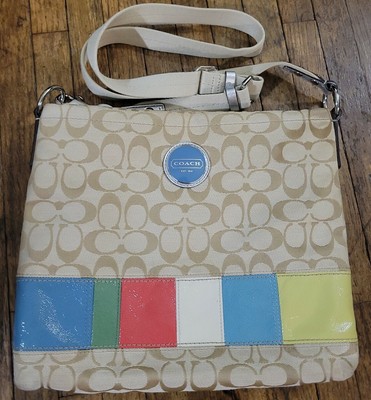coach logo tote