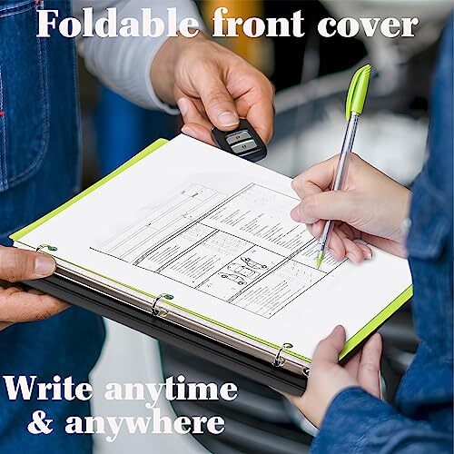 INFUN 1 Inch Telescoping 3 Ring Binder - 4PCS, Flexible Round Binder with - Picture 5 of 7