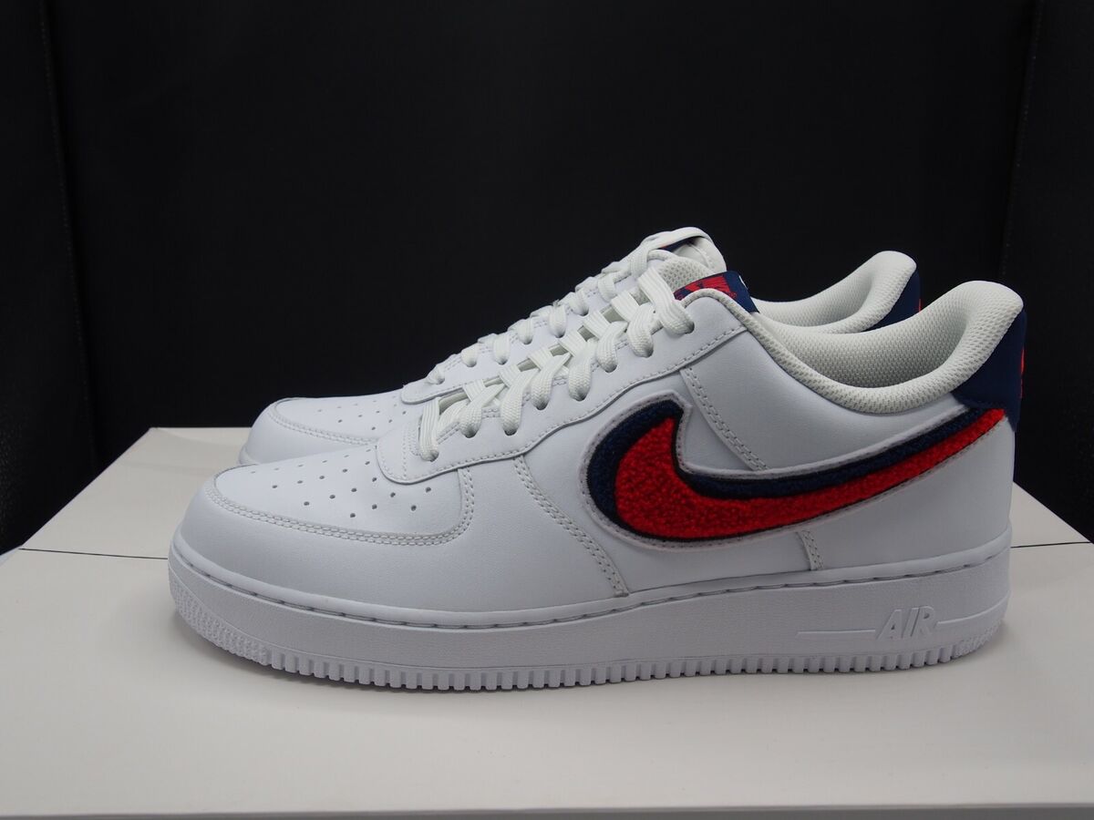 Nike Air Force 1 '07 LV8 White/University Red-Blue Void - 823511-106