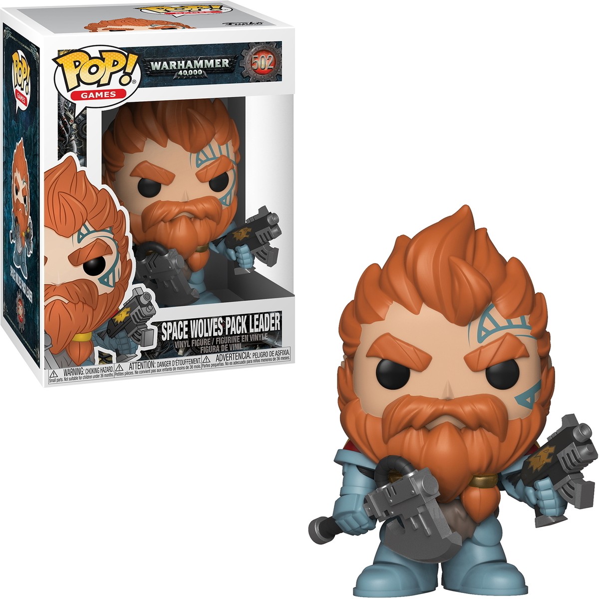 Warhammer 40000 - Space Wolves Pack Leader 502 - Funko Pop