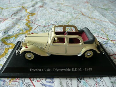 CITROEN TRACTION 15/6 de 1939 grise petit défaut toit marque SOLIDO EUR