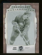 Jerry Korab 2018-19 The Cup Authentic Black Printing Plate#1/1 Card!Sabres D