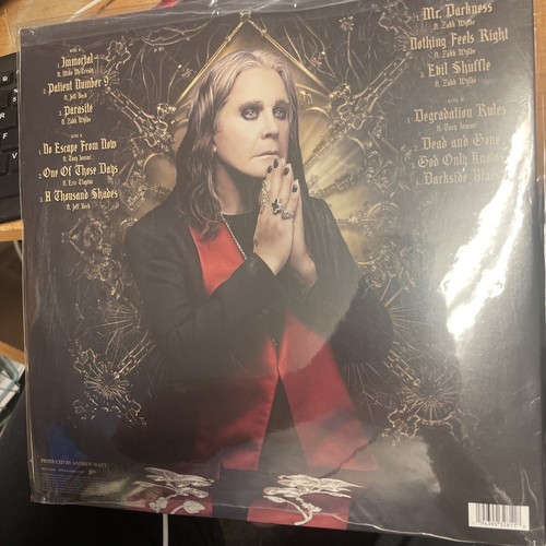 Ozzy Osbourne Patient Number 9 Exclusive Black Colored Vinyl 2LP - Picture 3 of 5