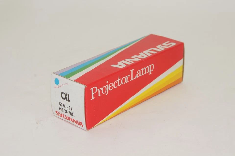 CXL Projector Lamp Bulb 50W 8V SYLVANIA BLUE TOP AVG. 25-HR NEW