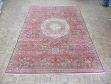 9'9 X 13'9 Hand Knotted Egyptian Geometric Red Mamluk Fine Oriental Rug G6943