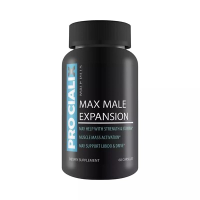 Pro Cialix Capsules, All Natural Male Supplement - 60 Capsules