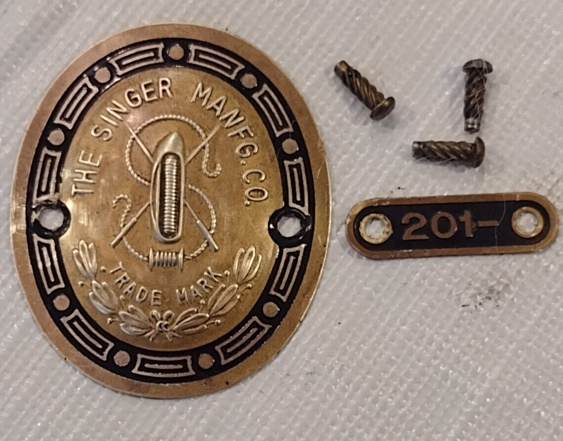 1954 Singer 2012 BADGES Badge RIVETS Sewing Machine 15 99 66 eBay