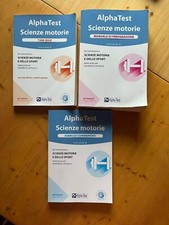Libro Alpha Test Scienze Motorie nuovo 
