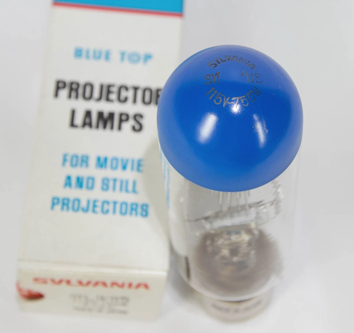 A1 9 115v 750w P28s SYL 9 Sylvania Blue Top Projector Bulb Lamp eBay